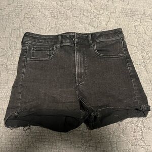 Black Jean Shorts - American Eagle - Size 6